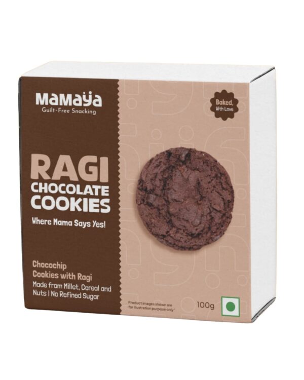 Keywords: ragi cookie, chocolate chip biscuit, healthy snack, millet cookie for kids
