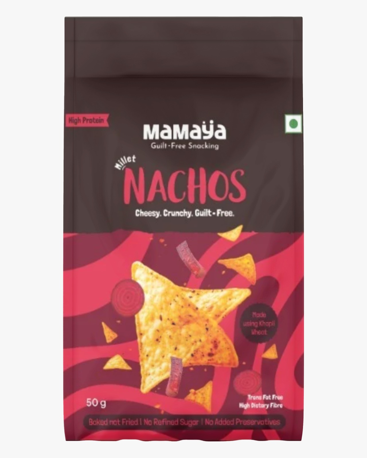 baked beetroot chips healthy Indian snacks millet nachos baked snacks no oil foxtail millet chips antioxidant-rich snack